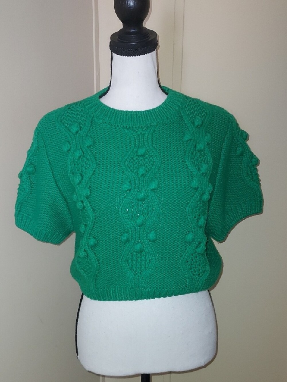 Sincerely Ours Emerald Green Knit Sweater